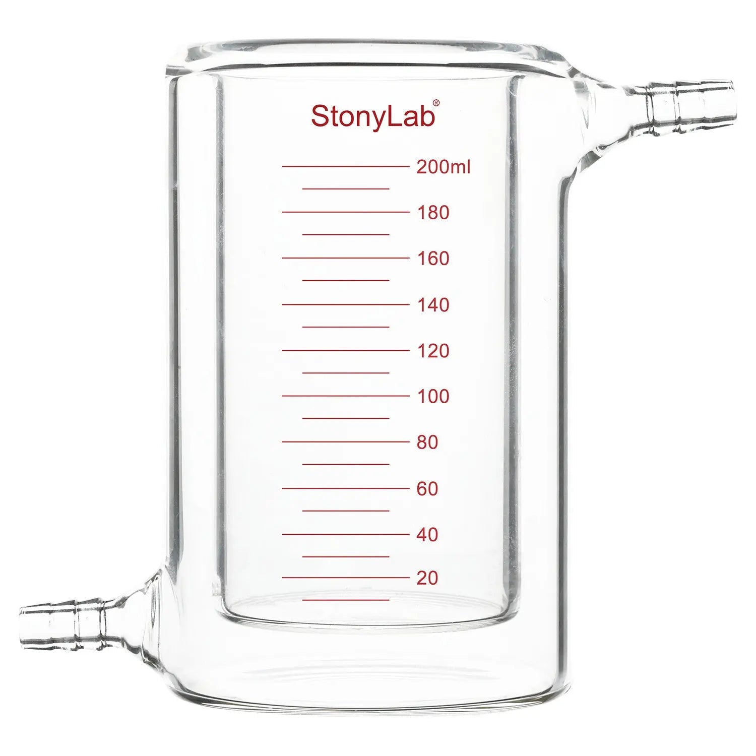 Comprehensive product view and setup components for StonyLab Graduated Jacketed Beaker