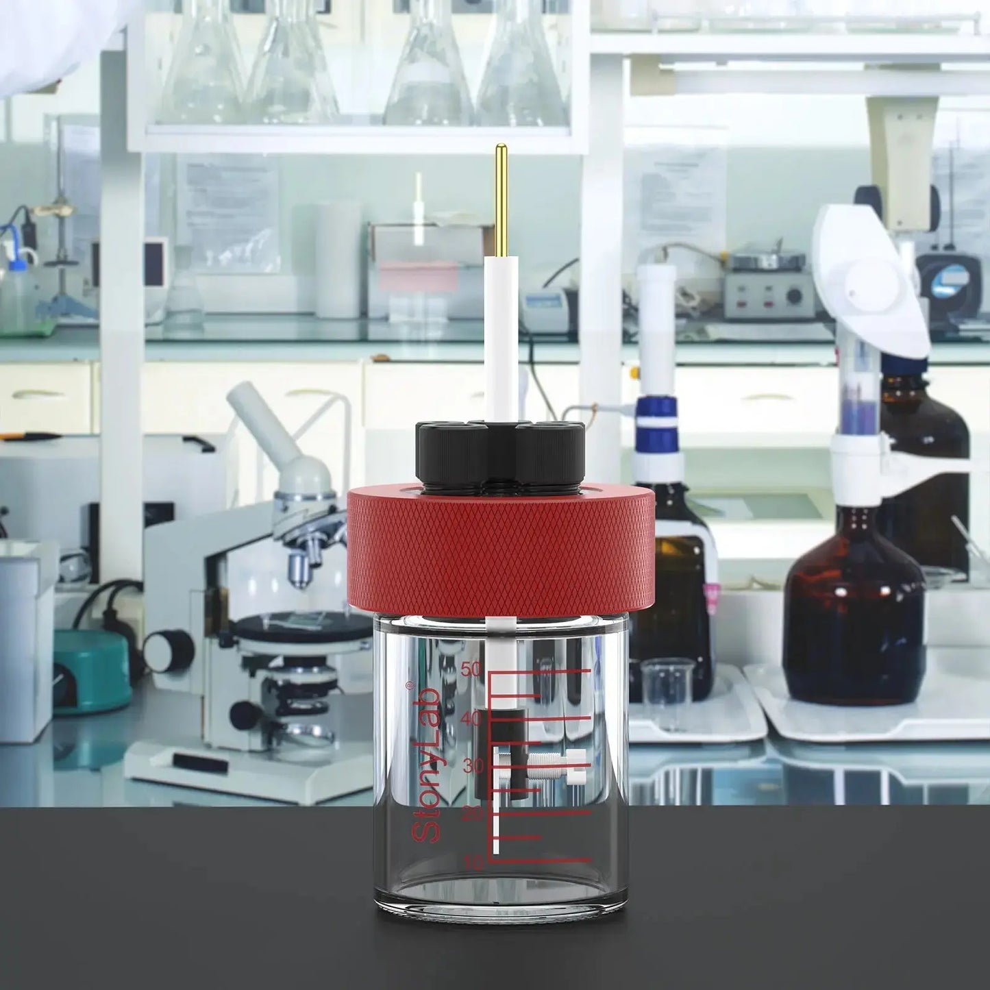 Graphite Electrode Holder, 10x10x15mm Graphite Clamping Head, 0.1-2.5mm Clampable Thickness, 99.99% Purity, SGS Certified - GDMS Tested Electrode-Holder