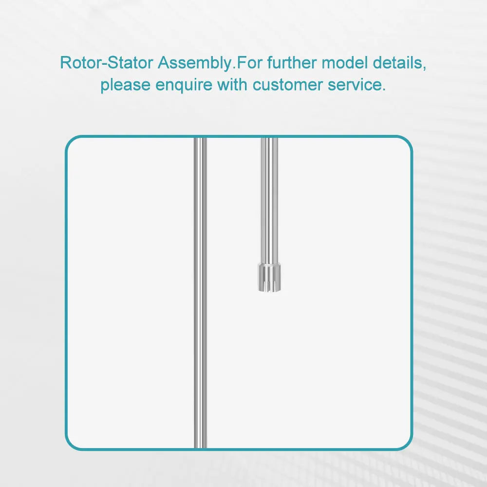Detailed structural assembly component for StonyLab Homogenizer with Multiple Rotor-Stator Assemblies