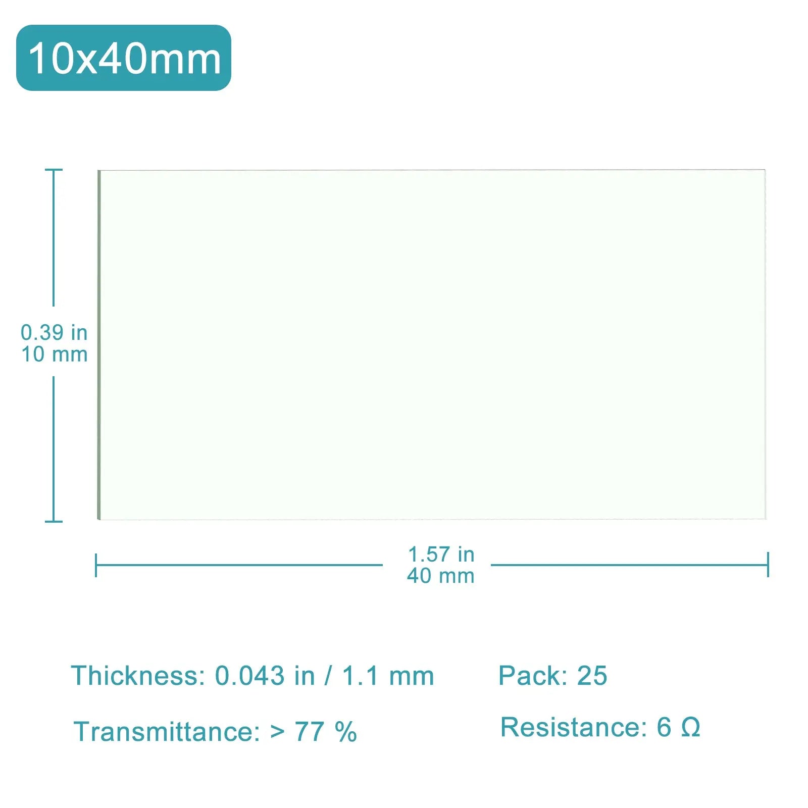 StonyLab ITO Coated Conductive Glass heavy duty chemical processing configuration