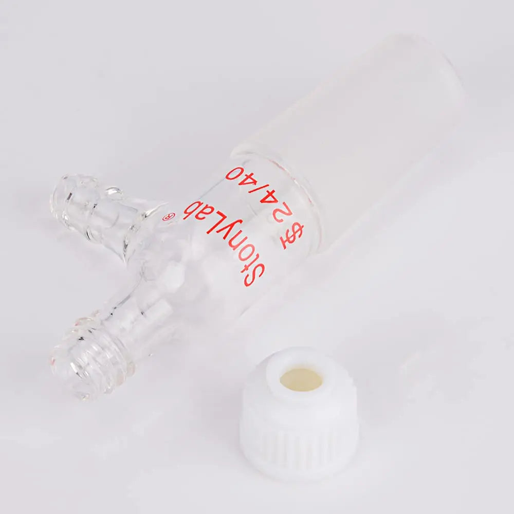 Comprehensive product view and setup components for StonyLab Inlet Thermometer Adapter with Hose Connection and Compression Cap