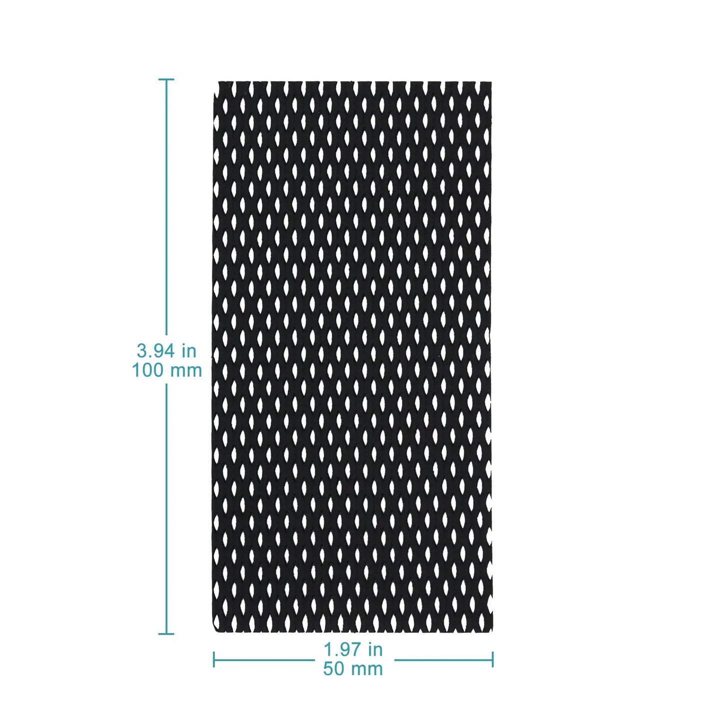 Iridium Tantalum Coated Titanium Mesh Anode (Nano-Coated, Oxygen Evolution), 50 x 100 x 1 mm Ir-Ta-Ti