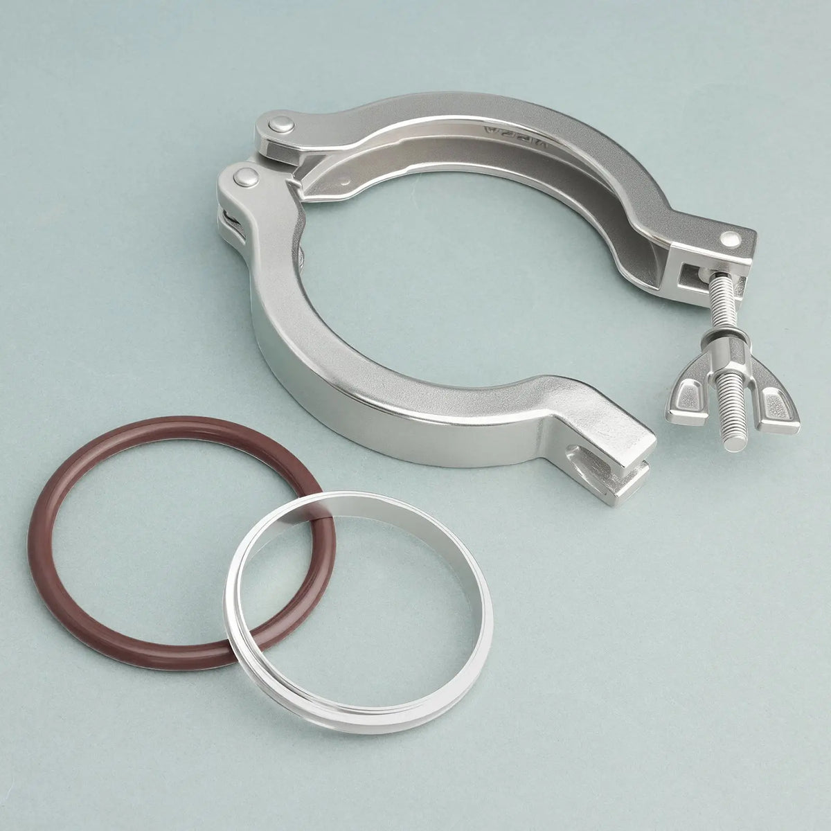 KF25 stainless steel vacuum quick-connect clamp for connecting freeze dryers and vacuum pumps with KF25 vacuum hose StonyLab