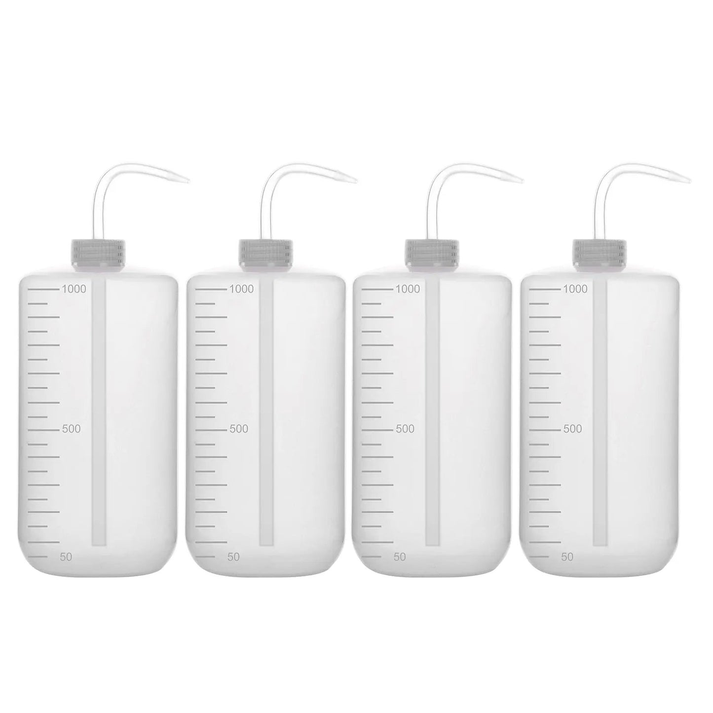 LDPE Plastic Squeeze Wash Bottle, Narrow Mouth, 250ml-1000ml, 1-6 Pack Options Wash Bottles