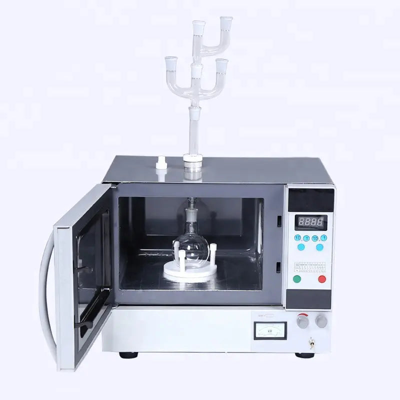 Comprehensive product view and setup components for StonyLab Lab Continuous Radiation Microwave Reactor