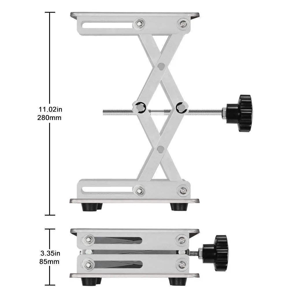 Comprehensive product view and setup components for StonyLab Lab Scissor Jack