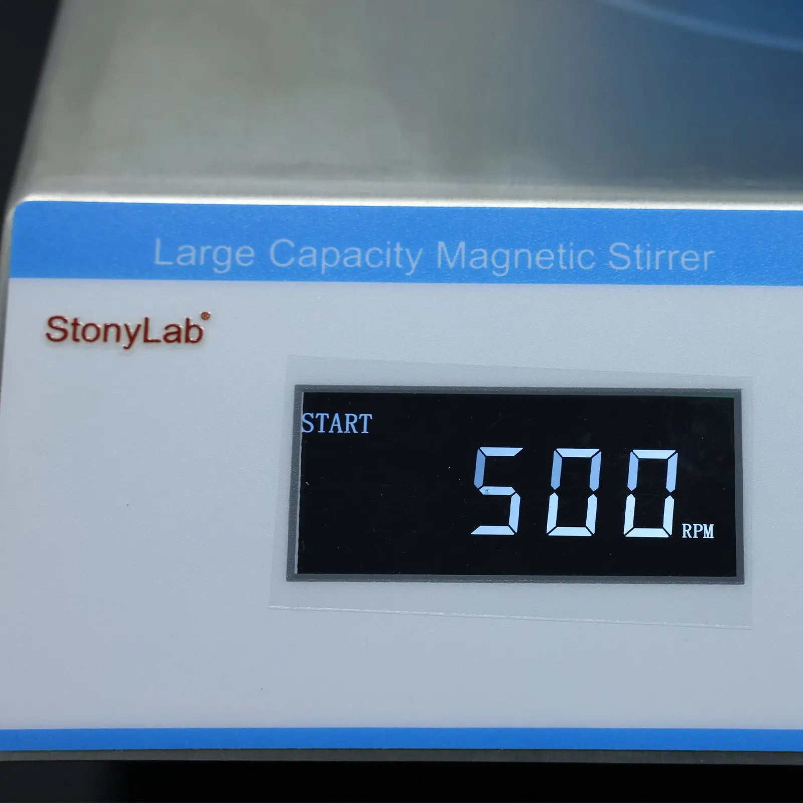 Large Capacity Magnetic Stirrer, 20-150 L, 100-1600 RPM, Digital Display with Timer Magnetic Stirrer