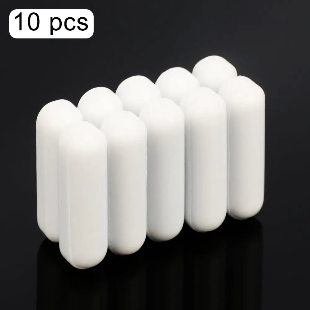 Close-up view showing the precise design and material of StonyLab PTFE Magnetic Stir Bar