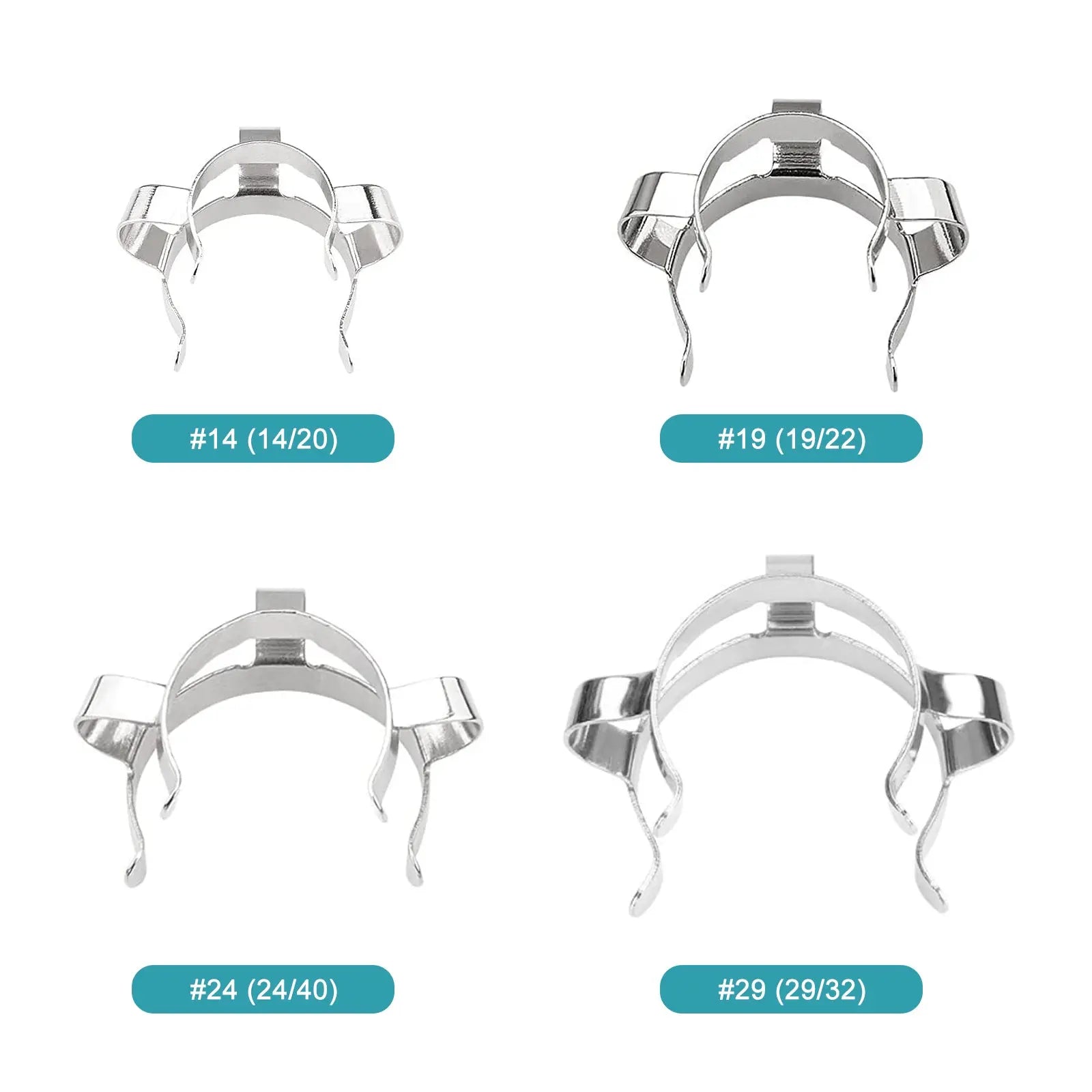 Close-up view showing the precise design and material of StonyLab Metal Joint Clips
