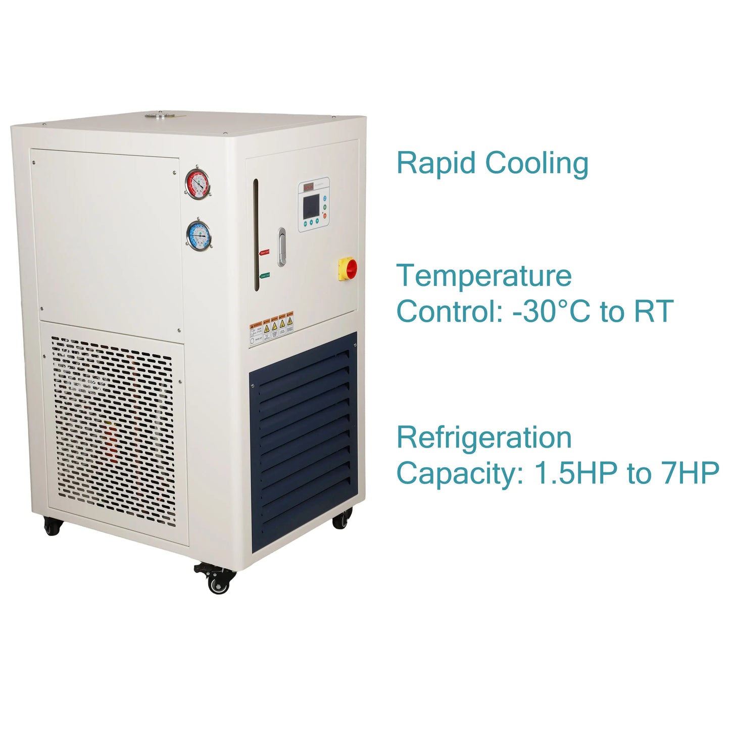 Metal Refrigerated Circulator, –30 °C to RT, Fully Sealed Cooling System Circulators