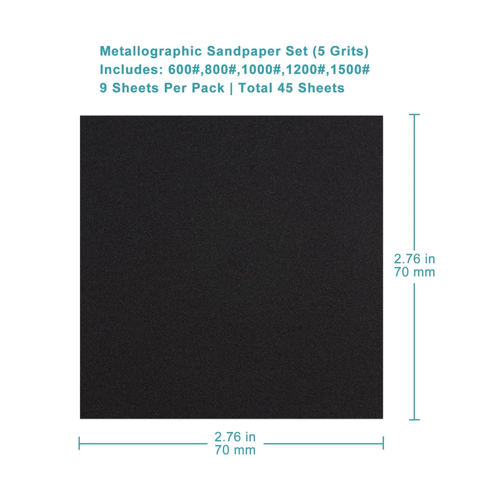 Close-up view showing the precise design and material of StonyLab Metallographic Sandpaper Set