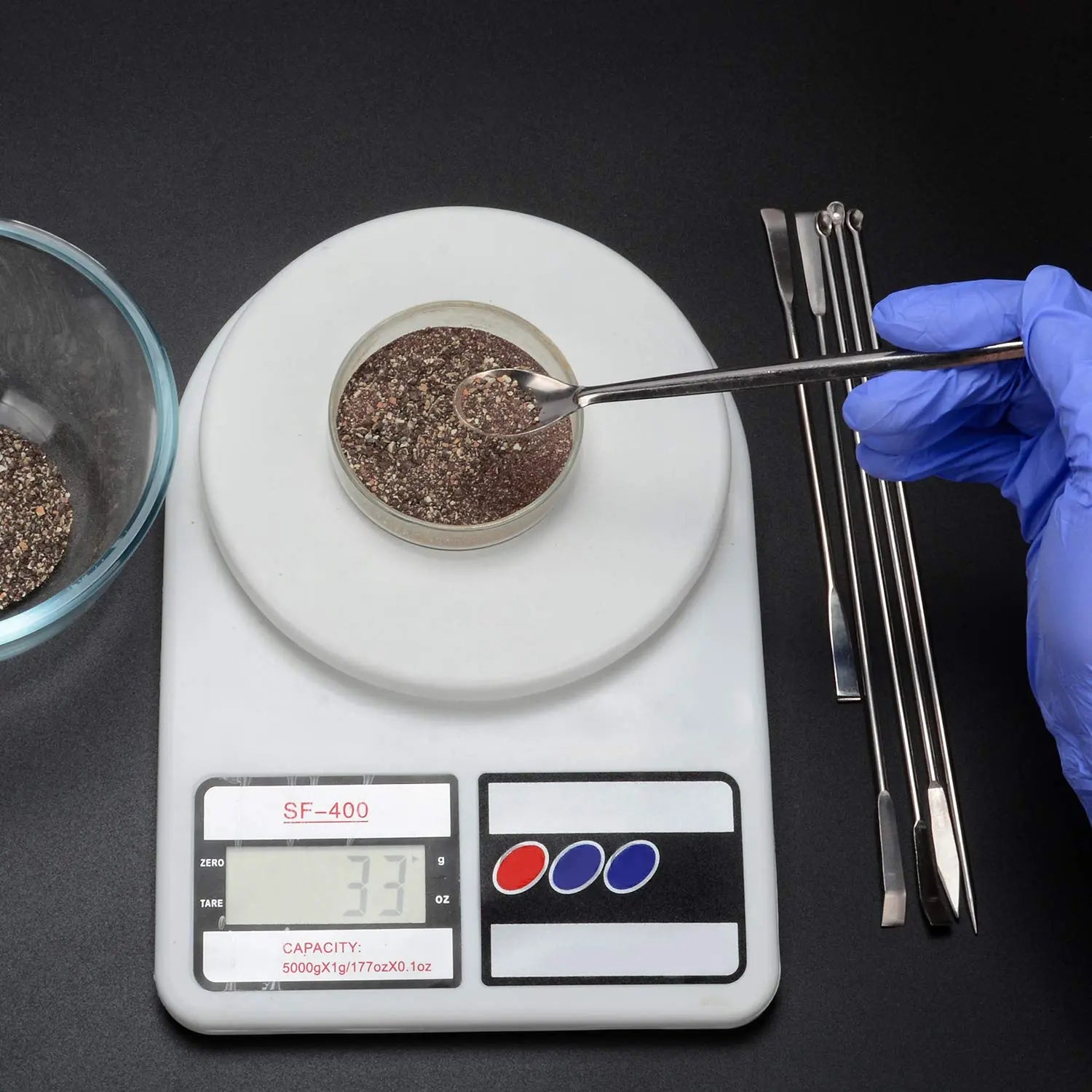 Comprehensive product view and setup components for StonyLab Micro Spatulas Set