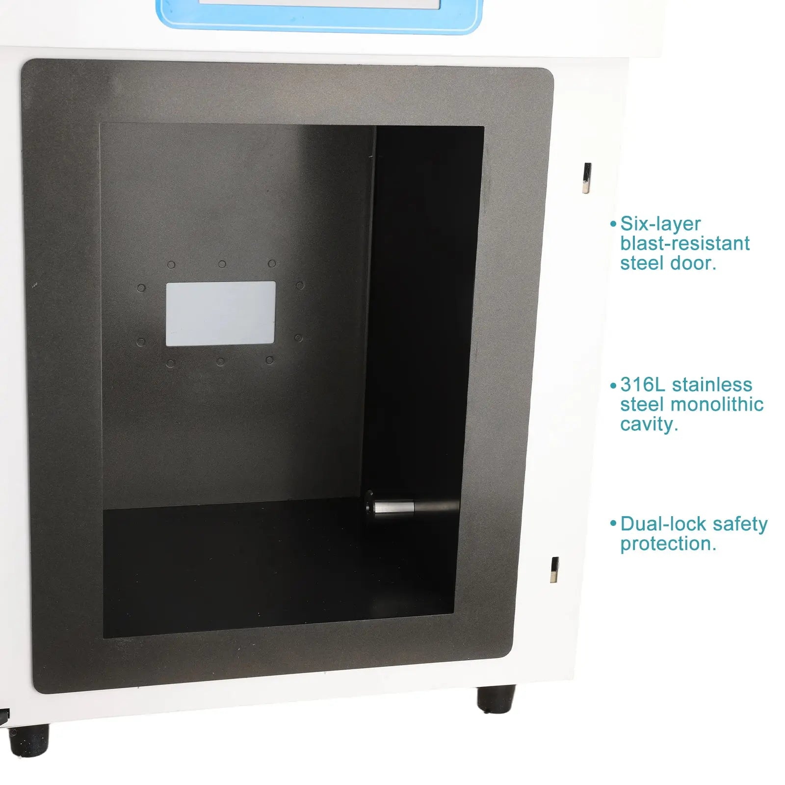 Alternative angle showing underlying build quality of StonyLab Microwave Chemical Synthesizer with Magnetic Stirring and UV
