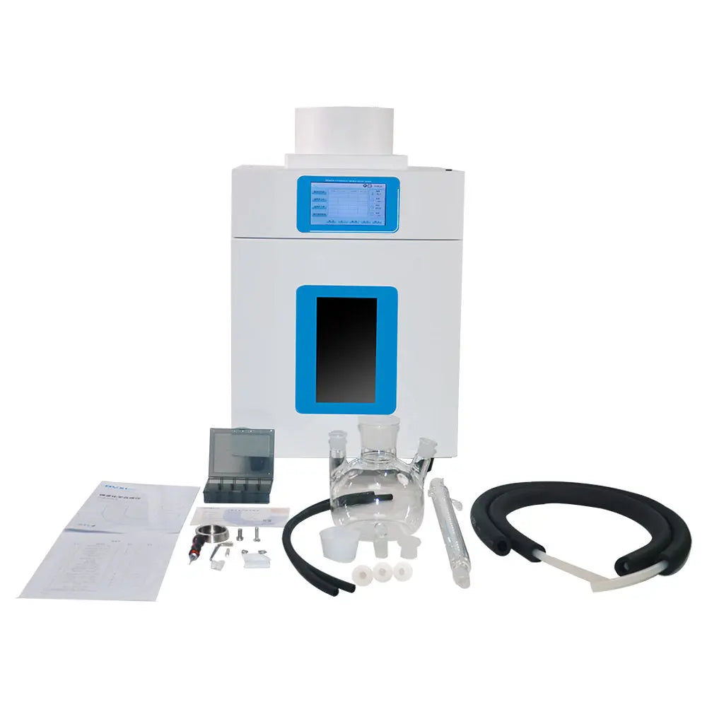 Microwave Chemical Synthesizer, 0-100% Continuous Power Adjustment, 1000W Max Power, 2450MHz - StonyLab Reactors - Microwave