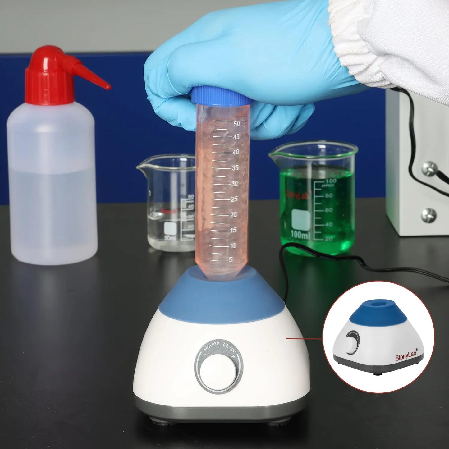 Mini Vortex Mixer, 3000 RPM Fixed Speed Vortex Mixers