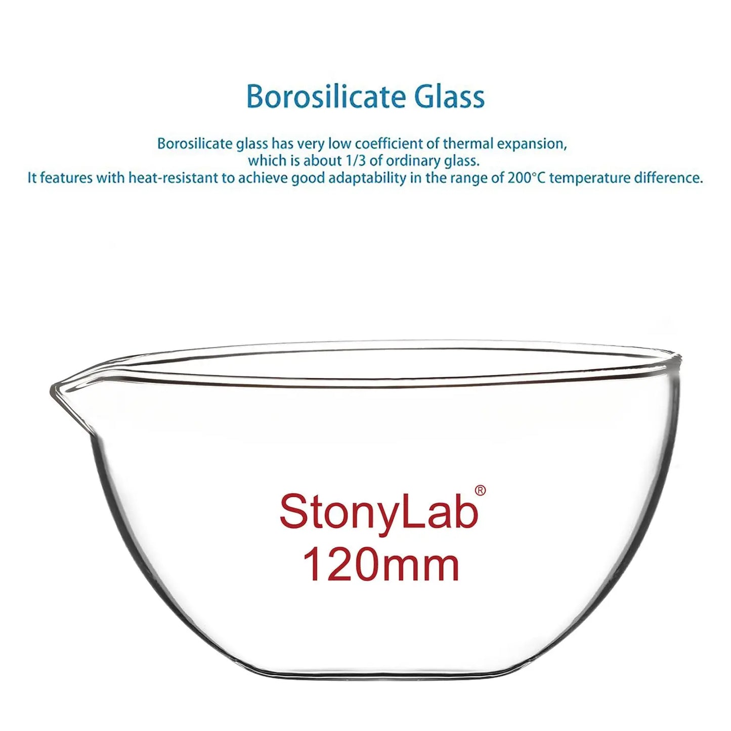 Mixing Dish Bowl Flat Bottom Evaporation Basin Evaporating Dish