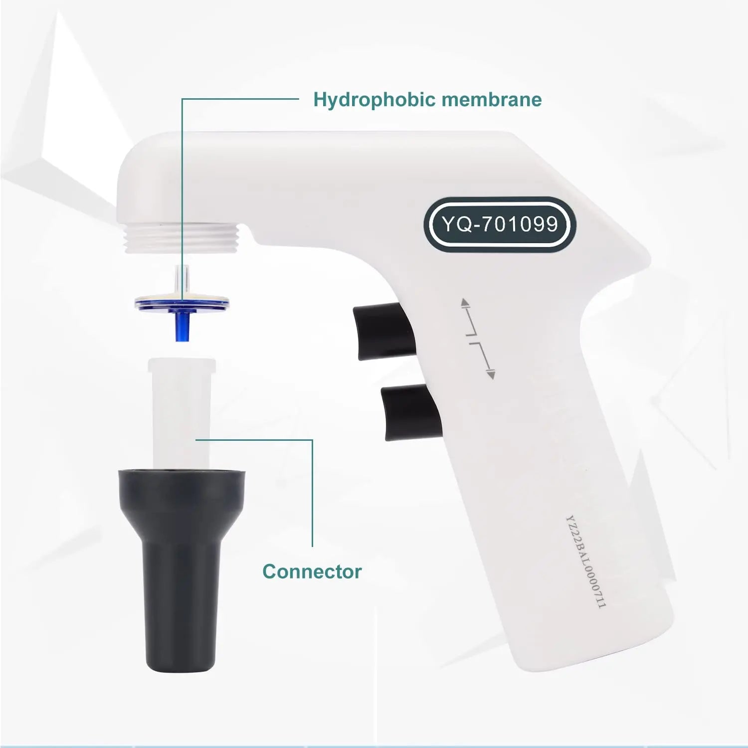 Motorized Pipette Controller with Digital Display, 0.1-50ml Electronic Pipettor Rechargeable Electric Pipette Controller Pipettors