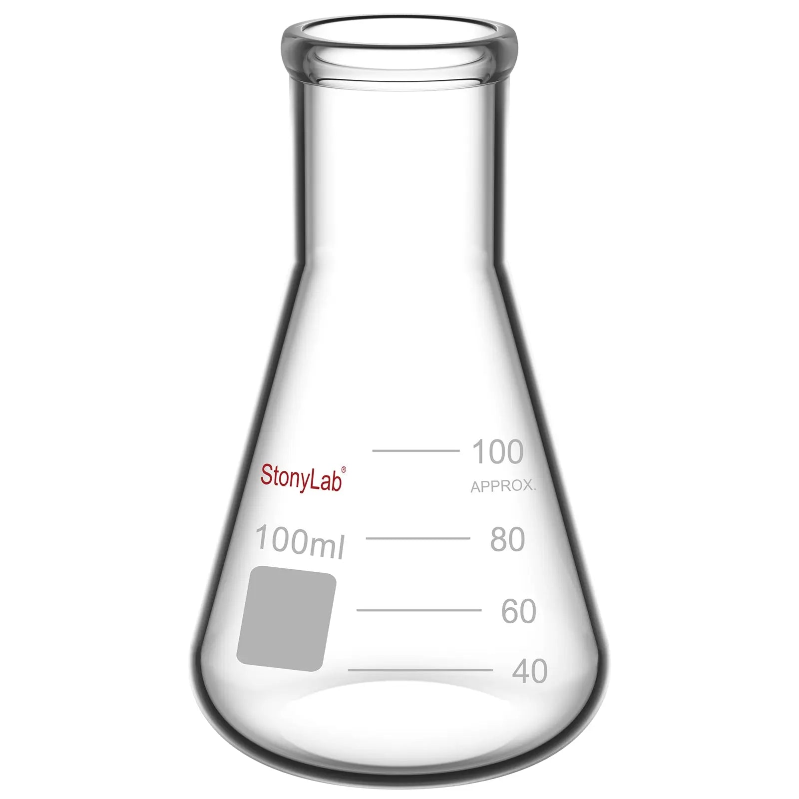 Comprehensive product view and setup components for StonyLab Narrow Mouth Erlenmeyer Flasks