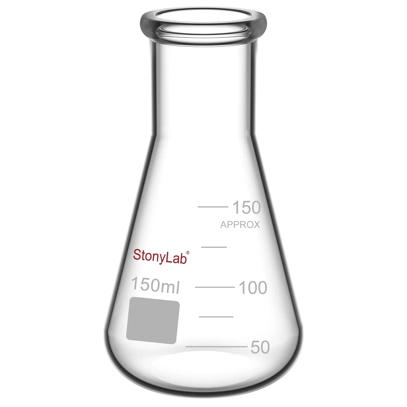 Comprehensive product view and setup components for StonyLab Narrow Mouth Erlenmeyer Flasks