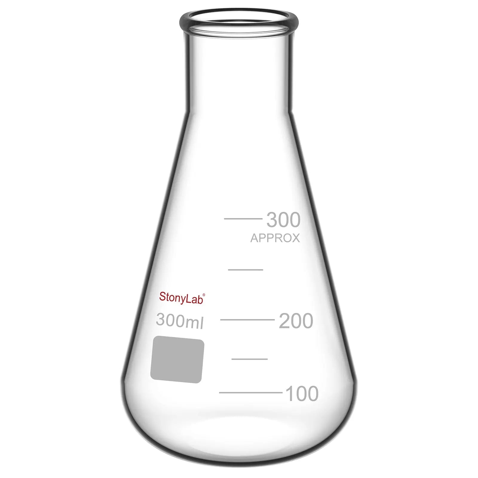 Comprehensive product view and setup components for StonyLab Narrow Mouth Erlenmeyer Flasks