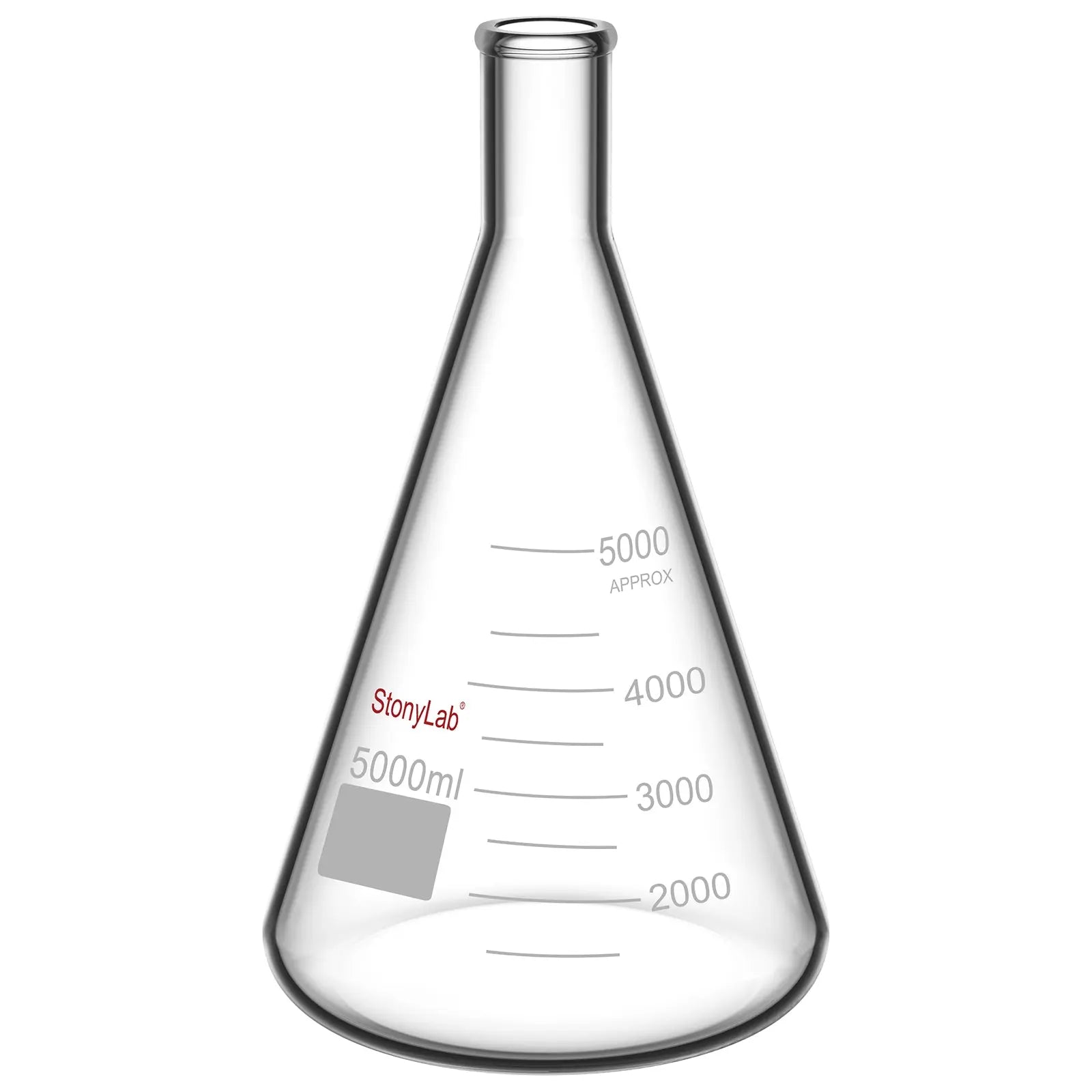 Comprehensive product view and setup components for StonyLab Narrow Mouth Erlenmeyer Flasks