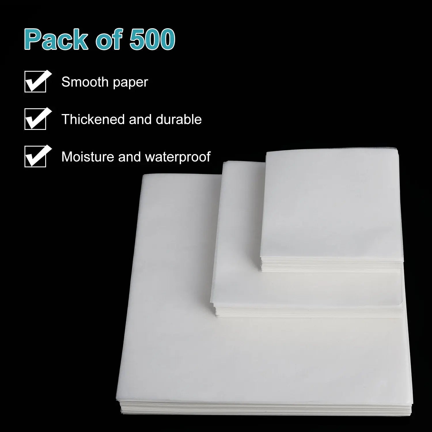 Close-up view showing the precise design and material of StonyLab Nitrogen-Free Weighing Paper
