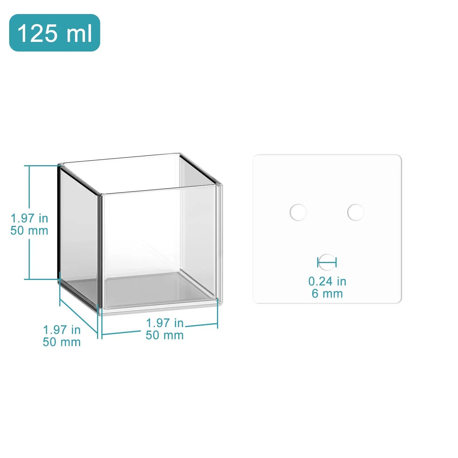 Close-up view showing the precise design and material of StonyLab Non-Sealed Quartz Electrochemical Cell