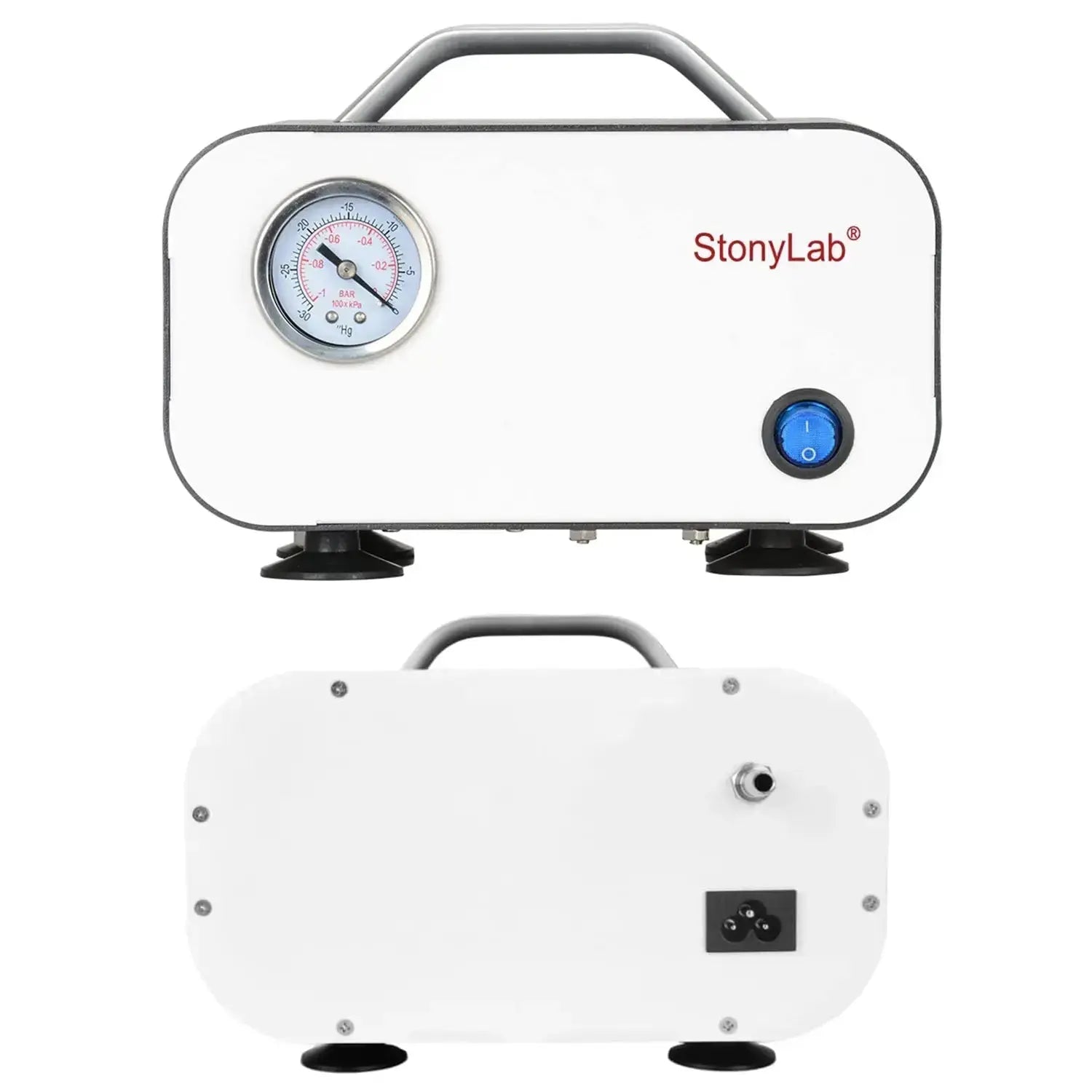 Comprehensive product view and setup components for StonyLab Oil-Free Diaphragm Vacuum Pump