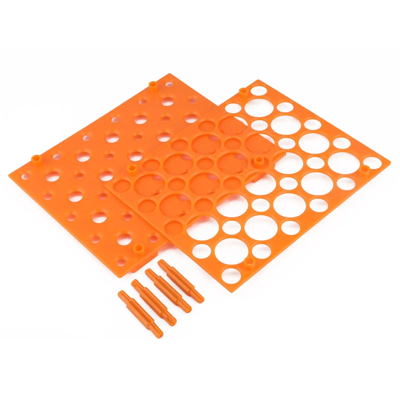 StonyLab Orange Centrifuge Tube Rack heavy duty chemical processing configuration