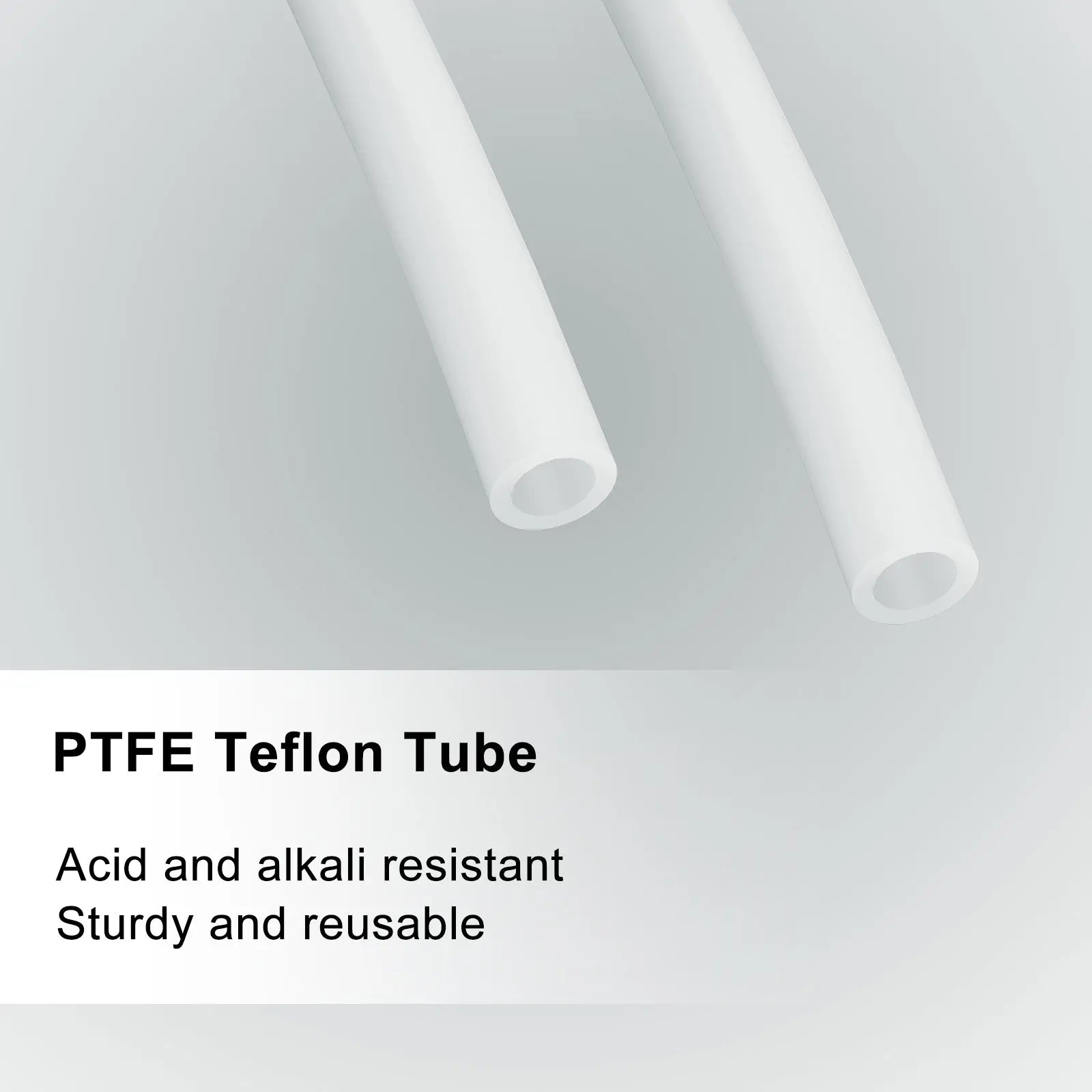 PTFE Tubing, OD 1/8'' (3mm), ID 5/64'' (2mm) Tubings