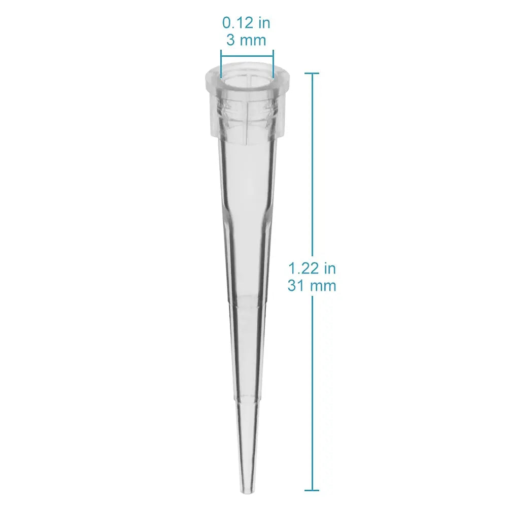 Close-up view showing the precise design and material of StonyLab Pipettes Tips