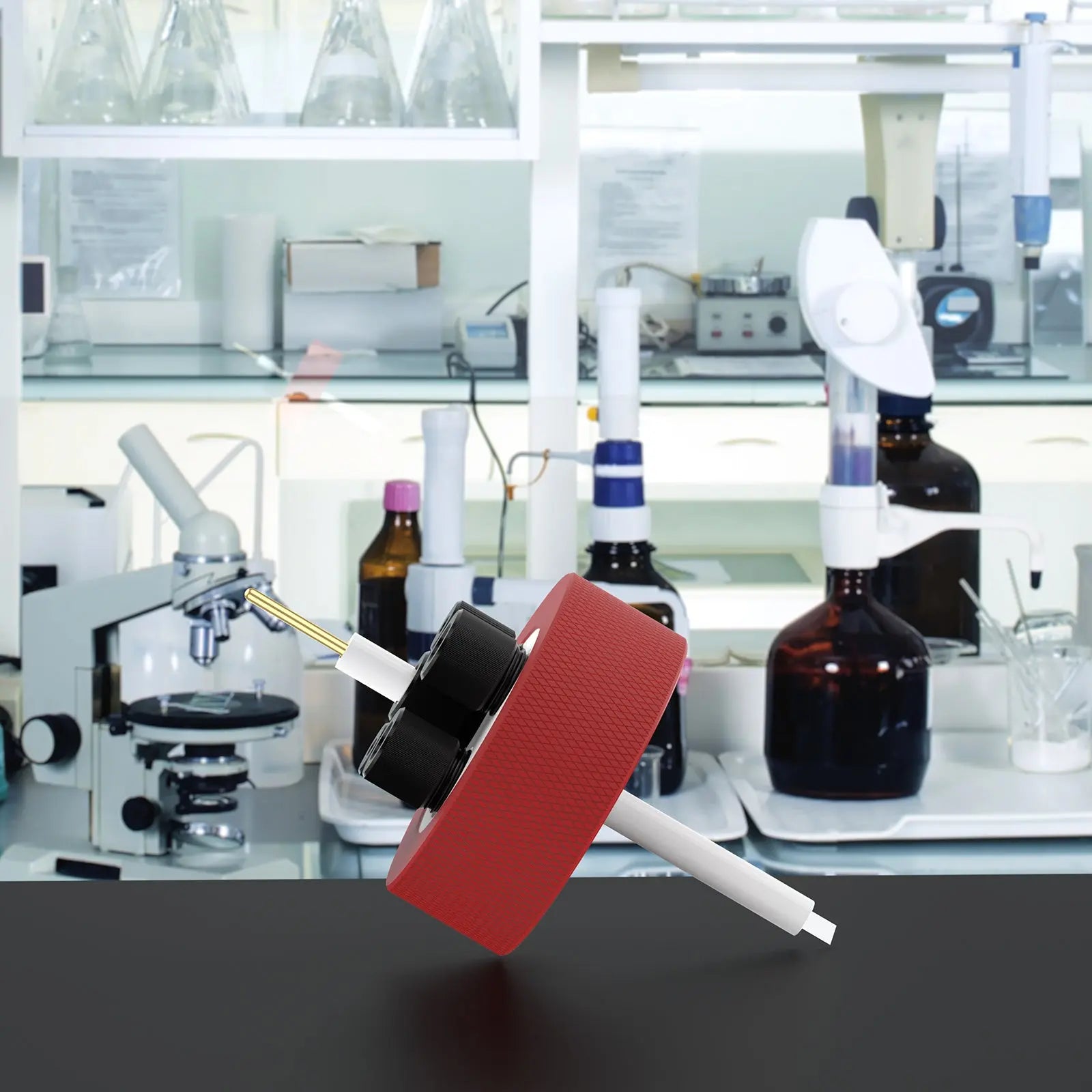 Detailed structural assembly component for StonyLab Platinum Sheet Electrode