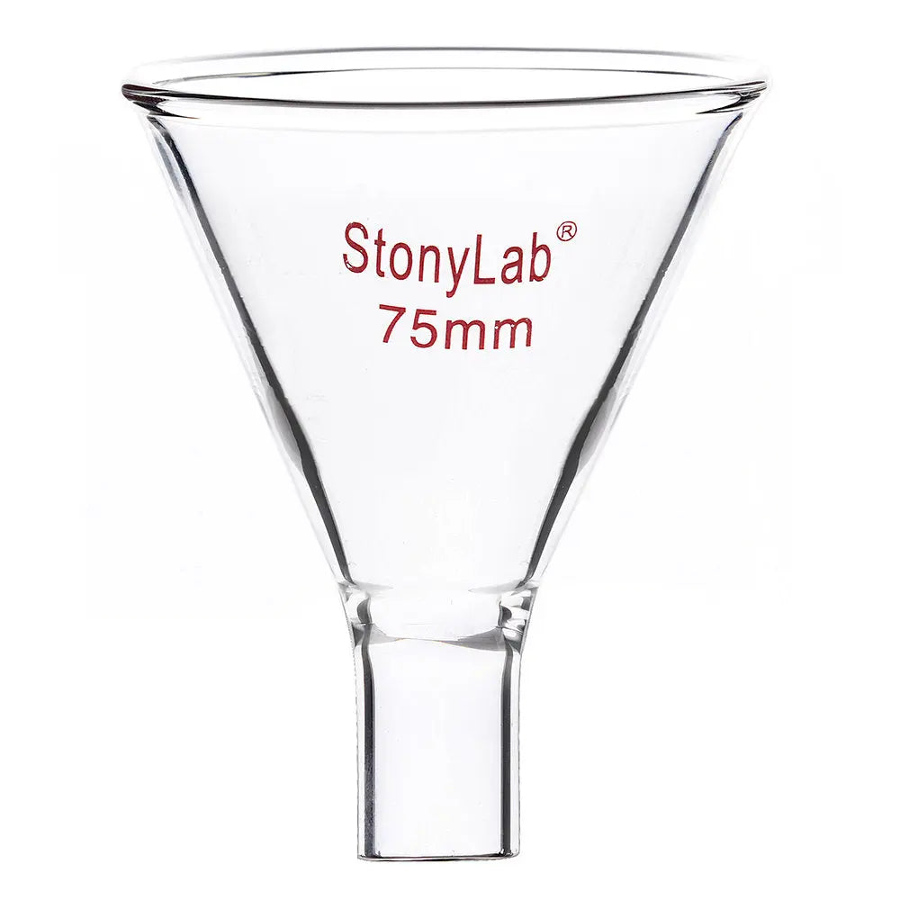 StonyLab Glass Stopcock Separatory Funnel 125 L, Borosilicate Glass