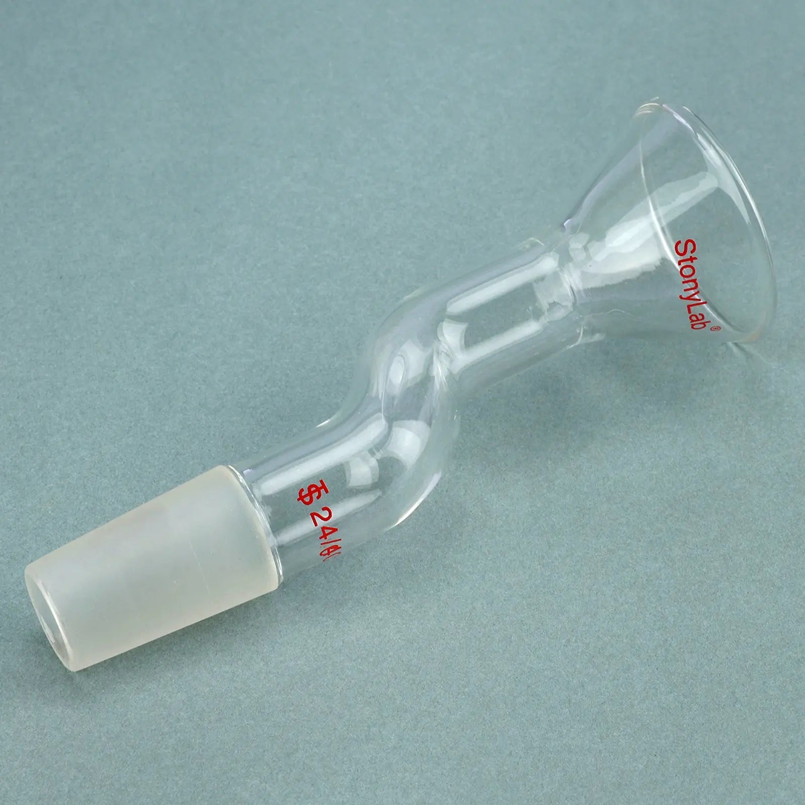 Detailed structural assembly component for StonyLab Powder Funnel with Offset Design