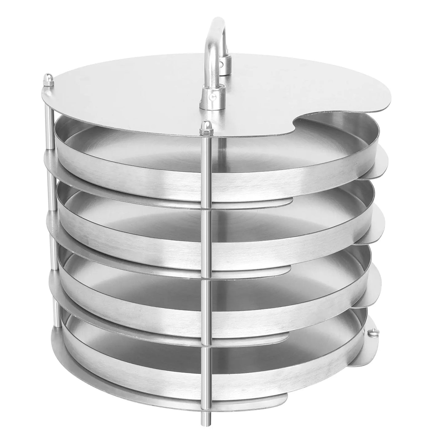 Pre-Freezing Rack - For Standard Type / Multi-Manifold Type Freeze Dryers Freezer Accessories 4-Layer Rack + 4 Trays