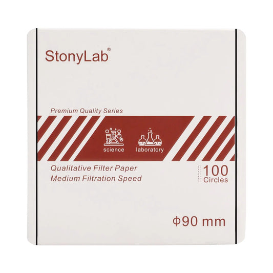 Premium Qualitative Filter Paper Circles - StonyLab Filter Papers 90-mm