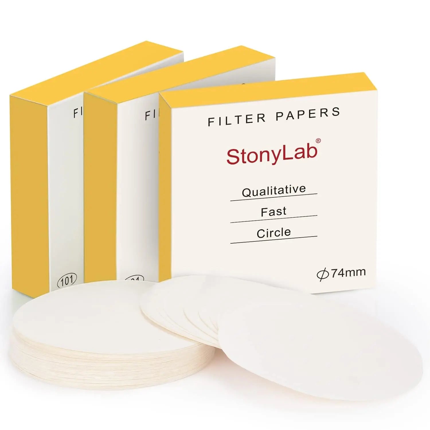 Comprehensive product view and setup components for StonyLab Qualitative Filter Paper