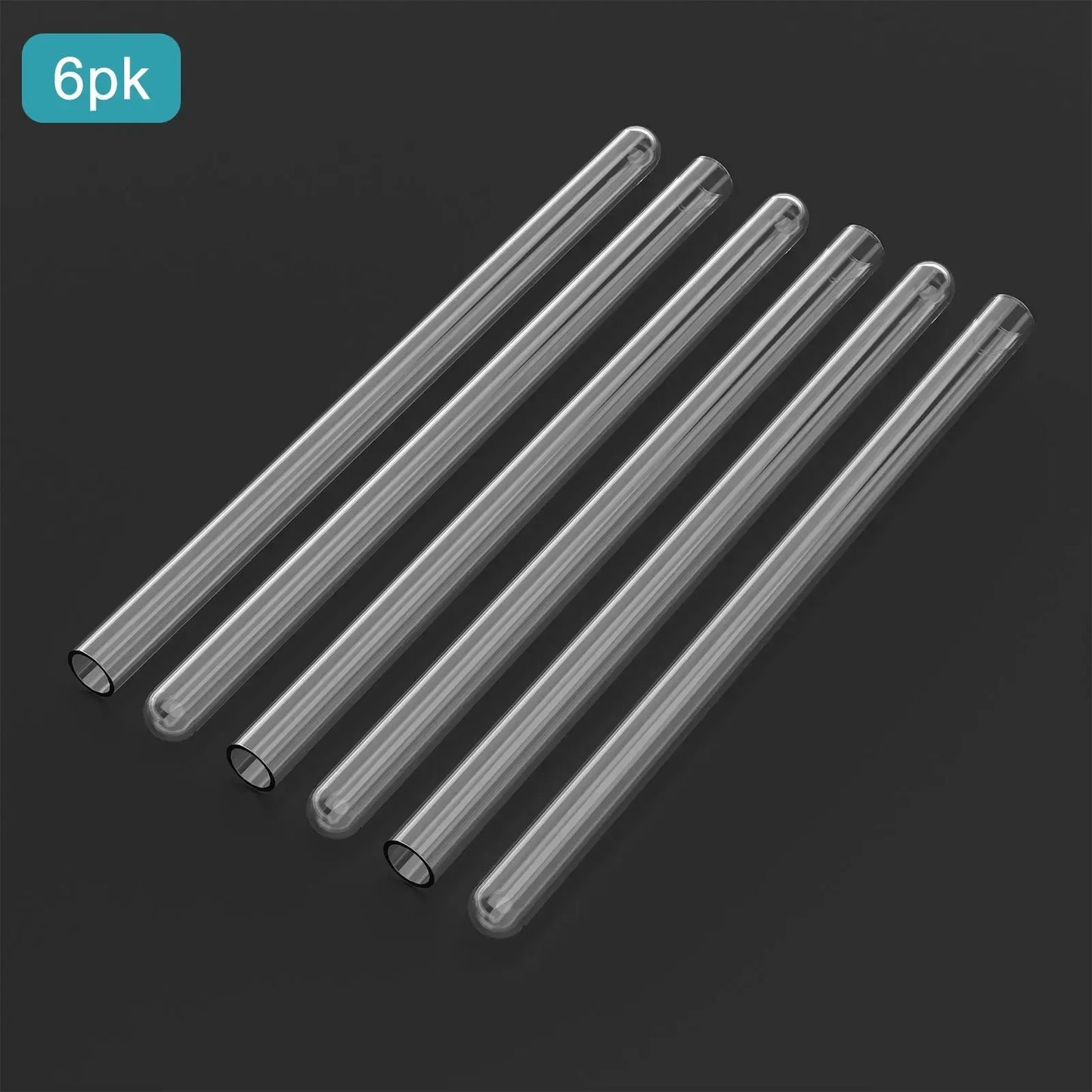 Quartz Glass Test Tube, 12mm OD x 200mm Length Tube-Test