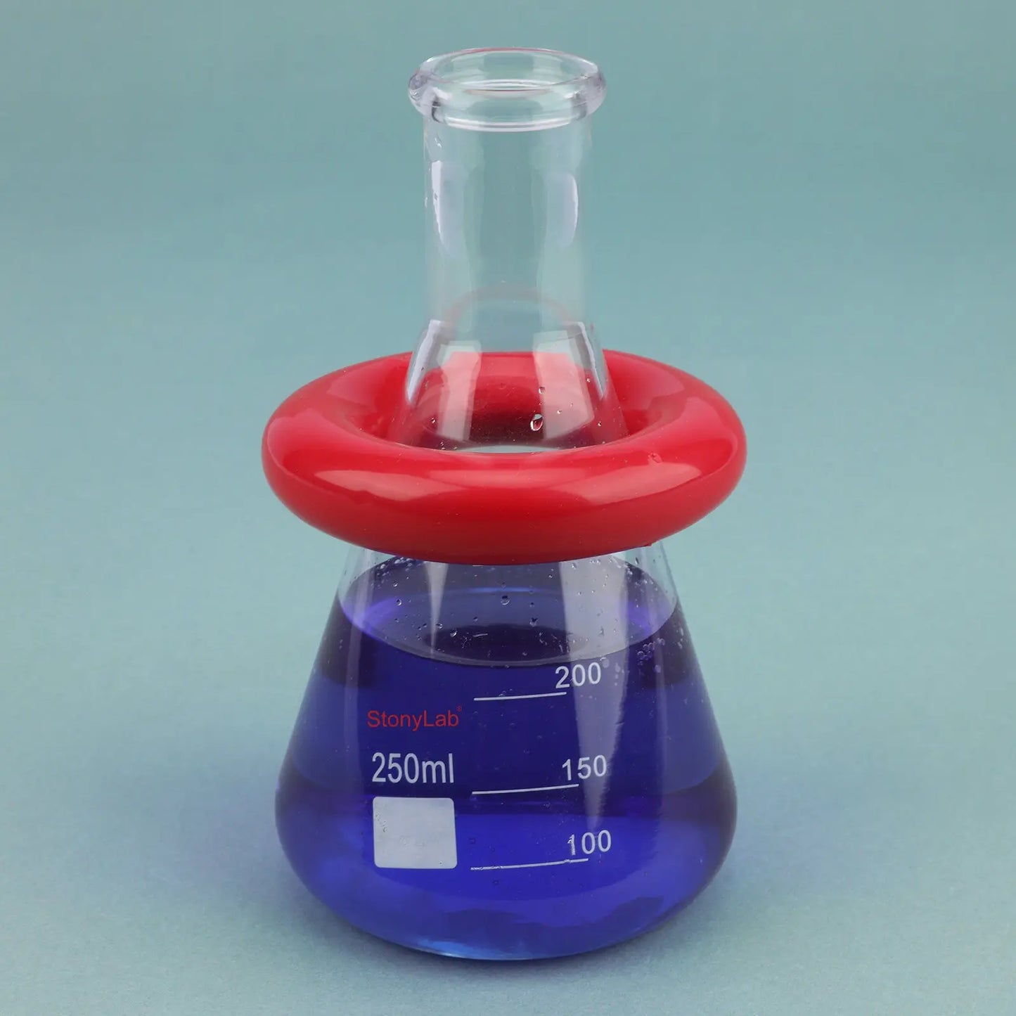 Red Flask Ring, Vinyl Coated Lead, for 50-2000ml Flasks Support Rings