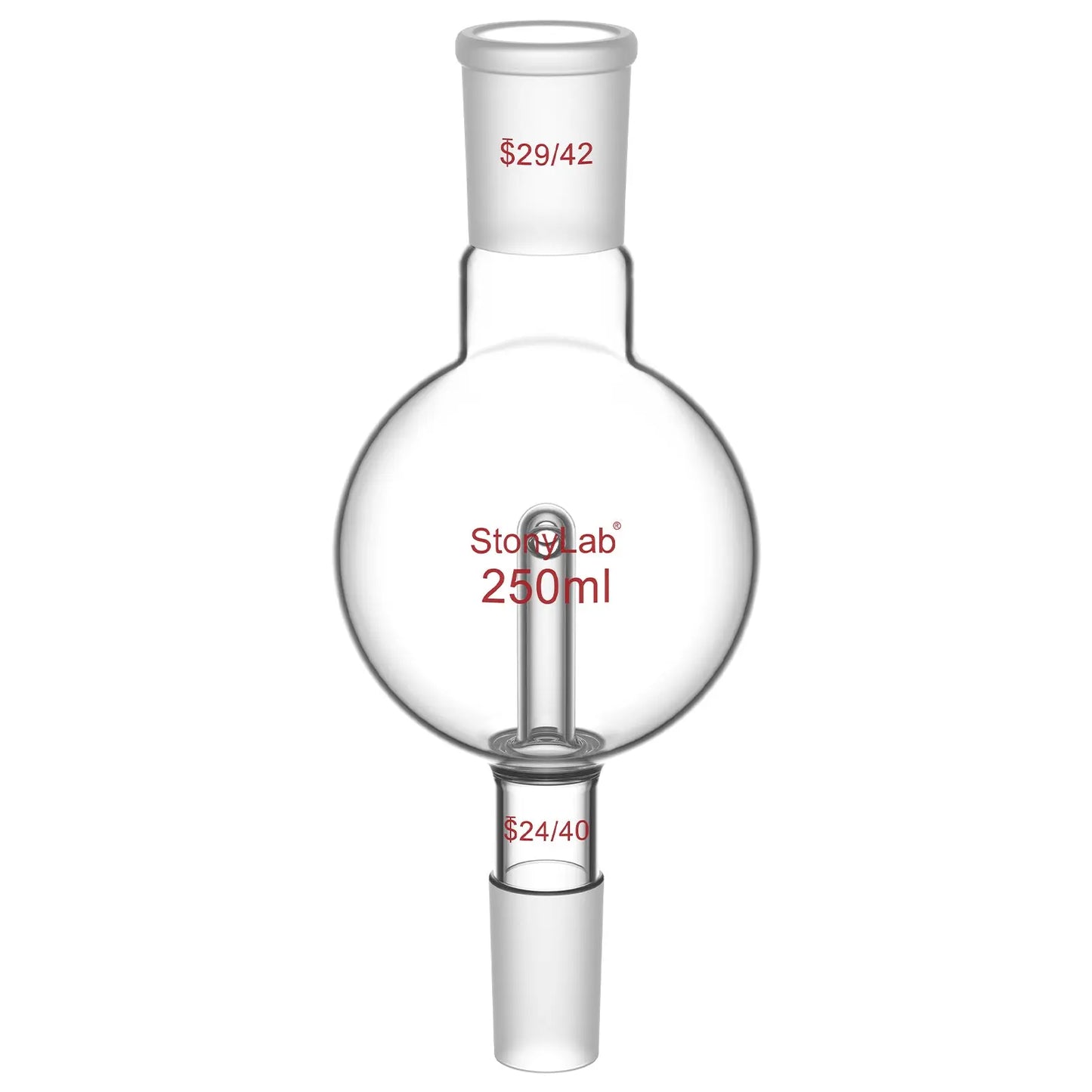 Comprehensive product view and setup components for StonyLab Rotary Evaporator Bump Trap