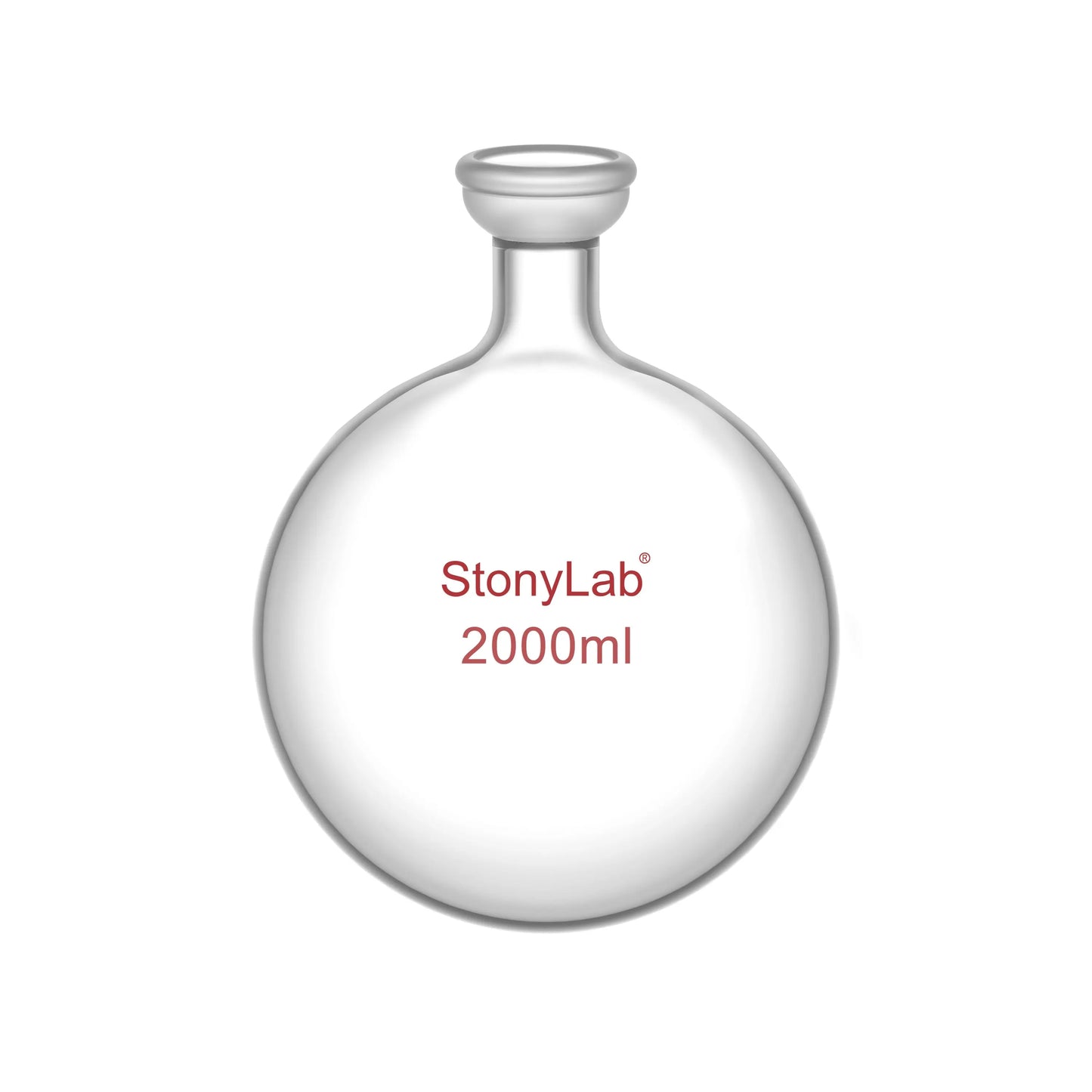 Round Bottom Rotary Evaporator Collection Flask, 35/20 Spherical Joint Flasks-Round Bottom-1 Neck
