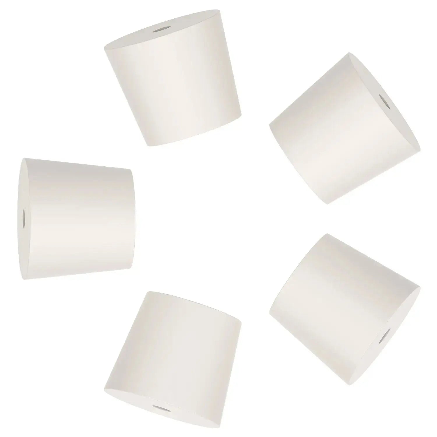 Side view and dimensional layout of the durable StonyLab Rubber Stoppers
