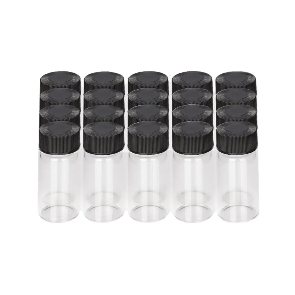 Sampling Vials with Screw Cap, 10-20 ml Vial-Smaple 20-ml-20-Pack