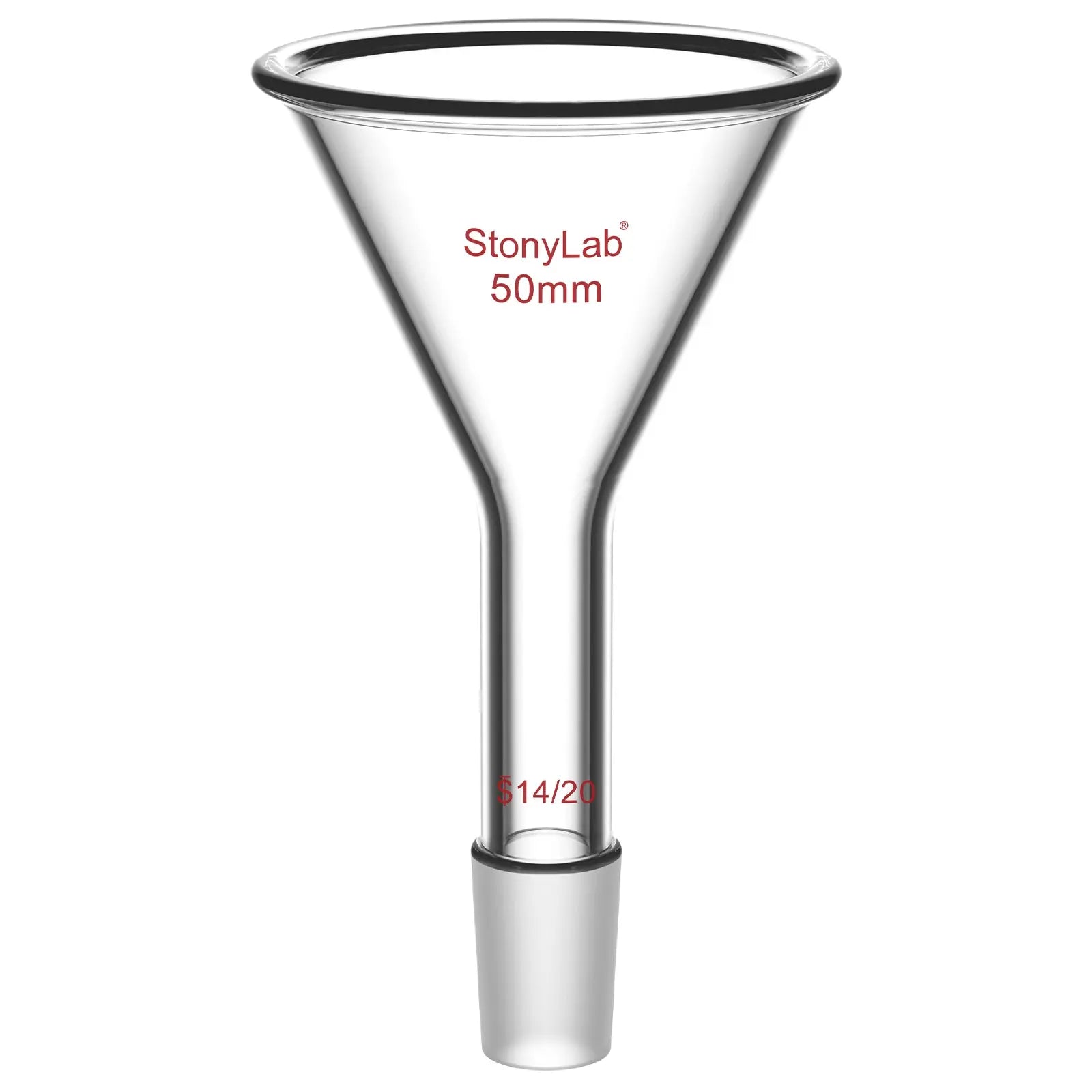 Comprehensive product view and setup components for StonyLab Short Stem Powder Funnel