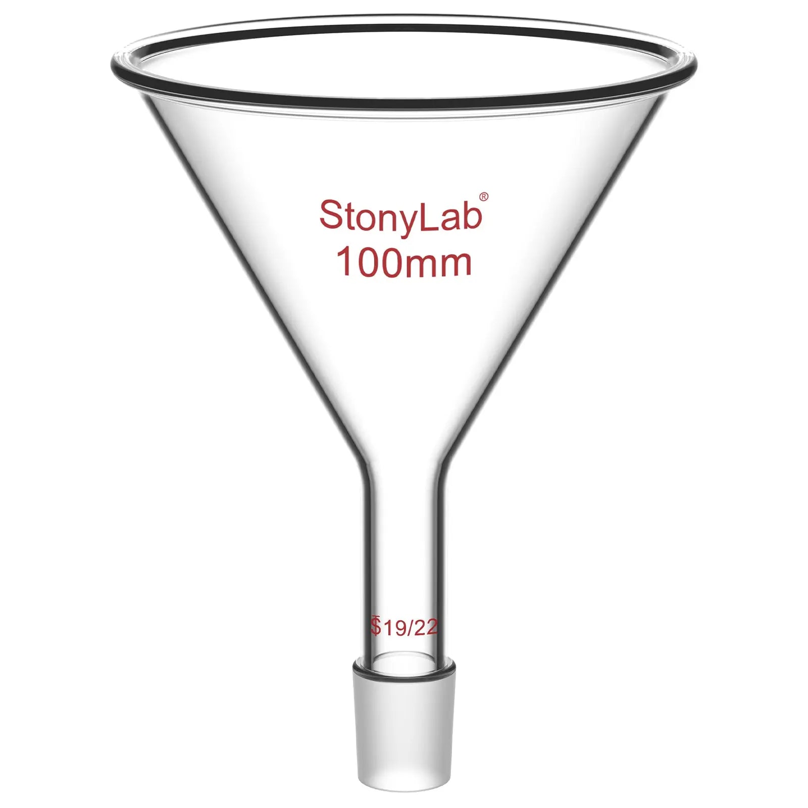 Comprehensive product view and setup components for StonyLab Short Stem Powder Funnel