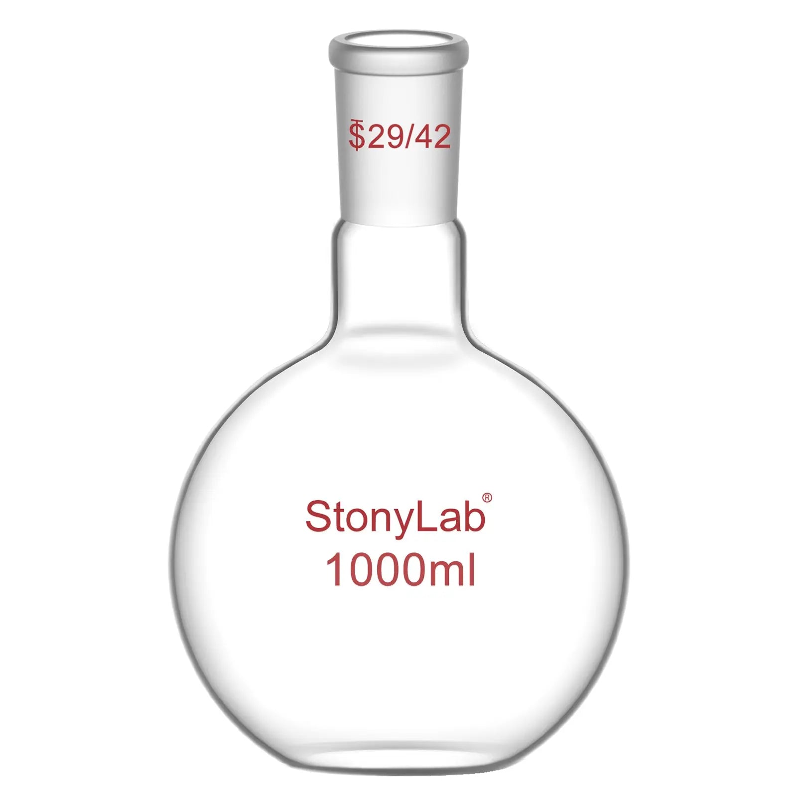 StonyLab Single Neck Flat Bottom Flask for professional laboratory applications