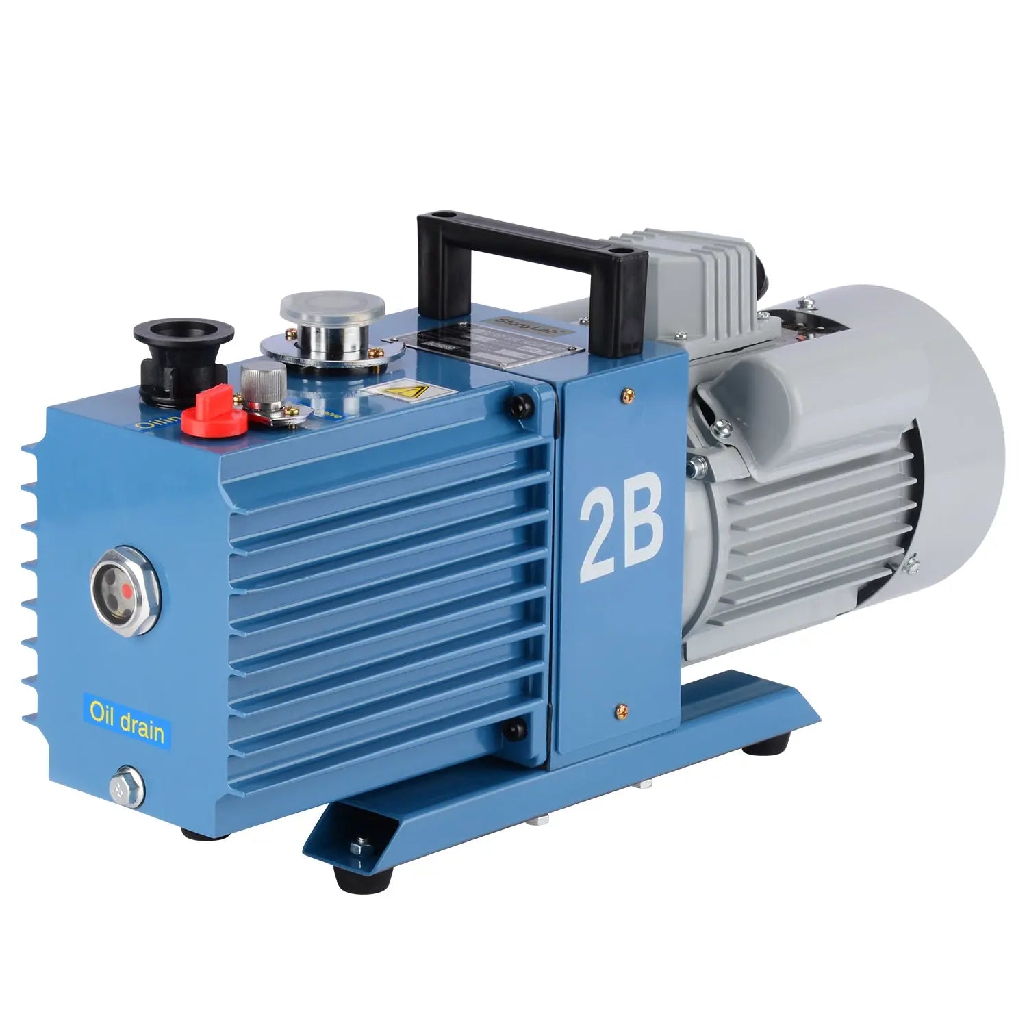 Internal heating chamber and shelving configuration of StonyLab Two-Stage Rotary Vane Vacuum Pump