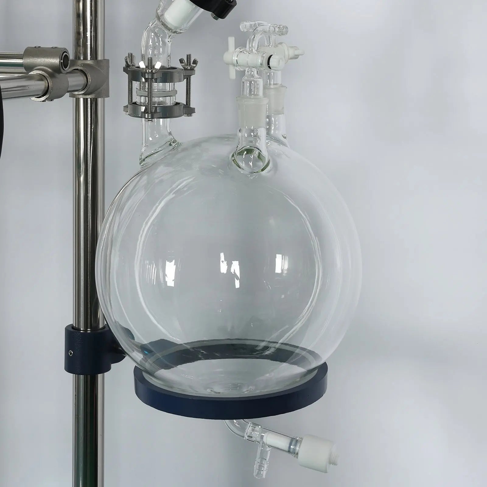 Comprehensive product view and setup components for StonyLab 100L Jacketed Glass Reactor System for Pilot Plant and Process Scale-Up
