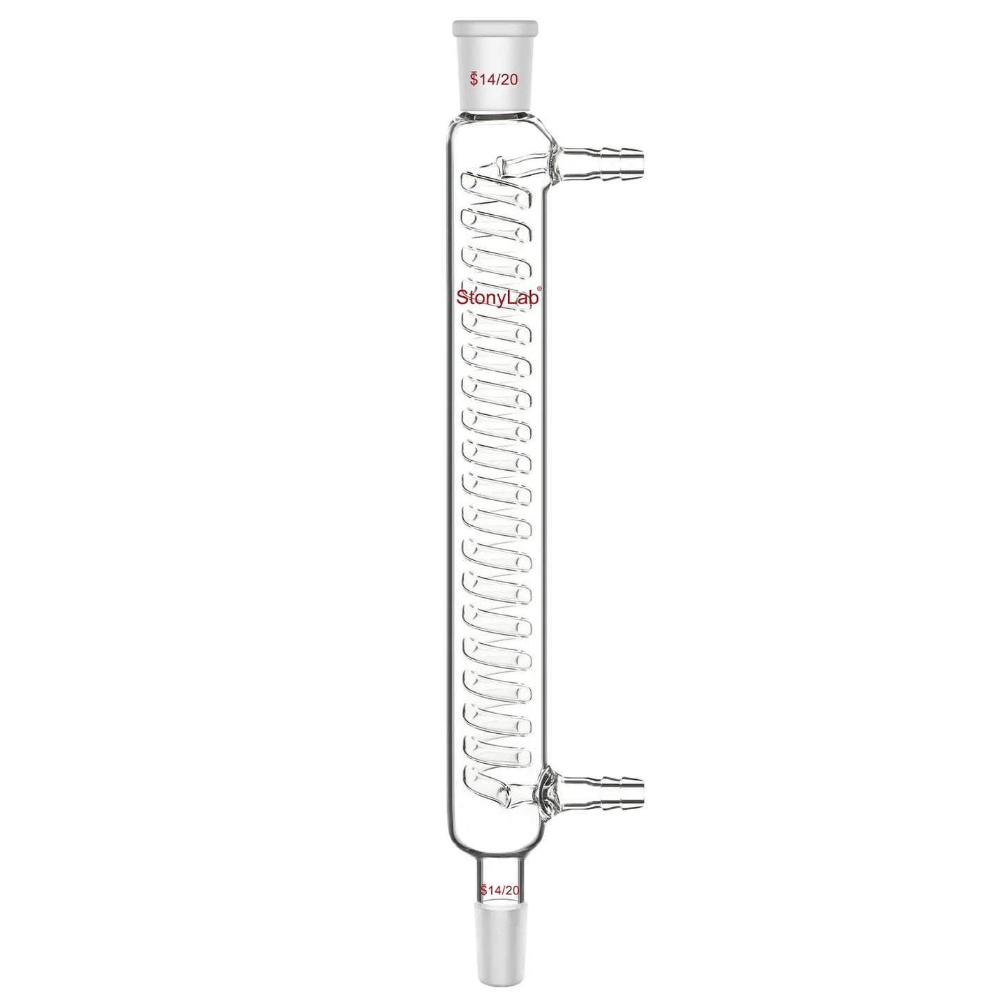 Small Graham Condenser with 14/20 Joint, 100mm Condensers-Graham Condensers 200-mm-7.87-inch