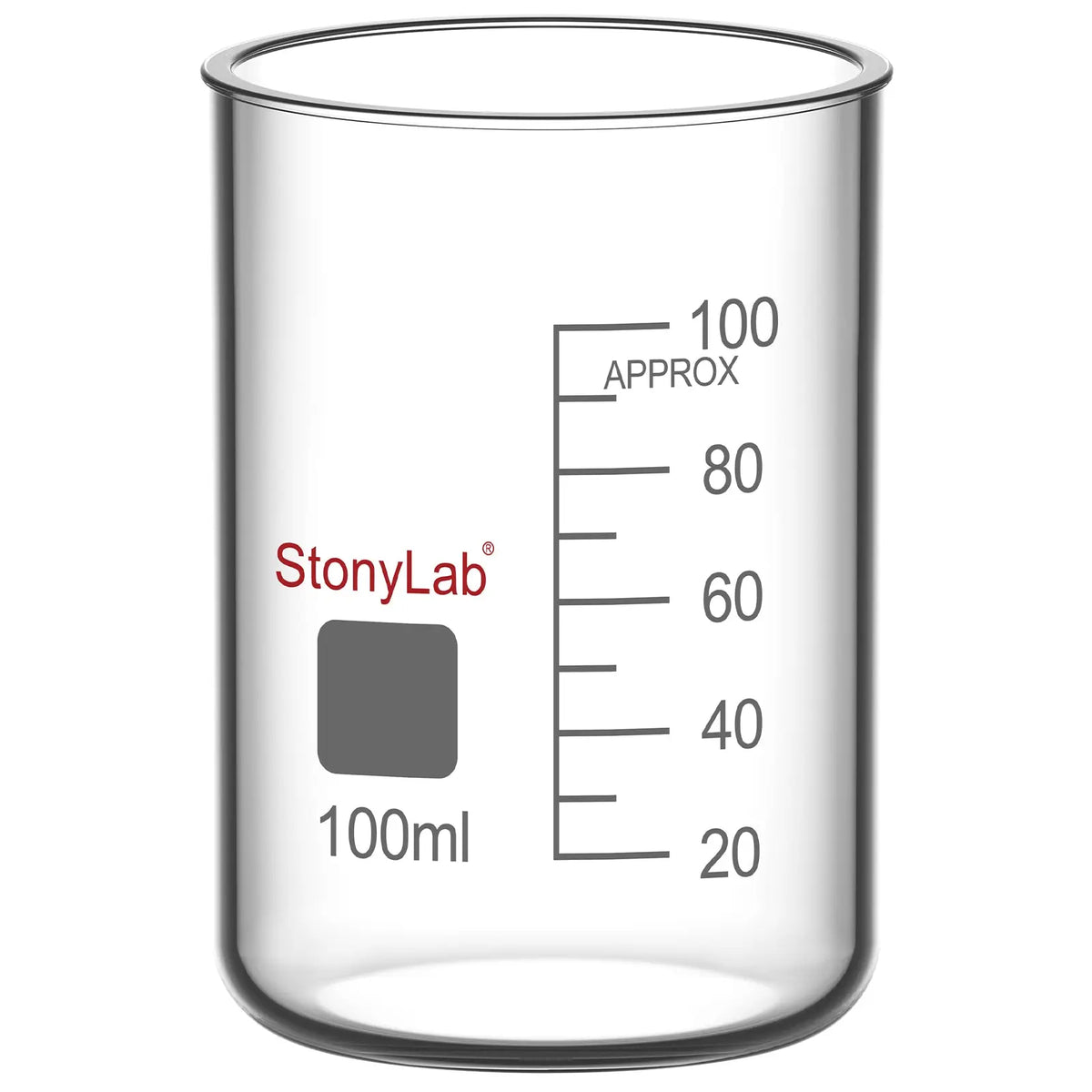 PTFE stirring shaft with foldable paddle, 7-8 mm shaft diameter, 85-400 mm length, 2-pack for laboratory mixing StonyLab